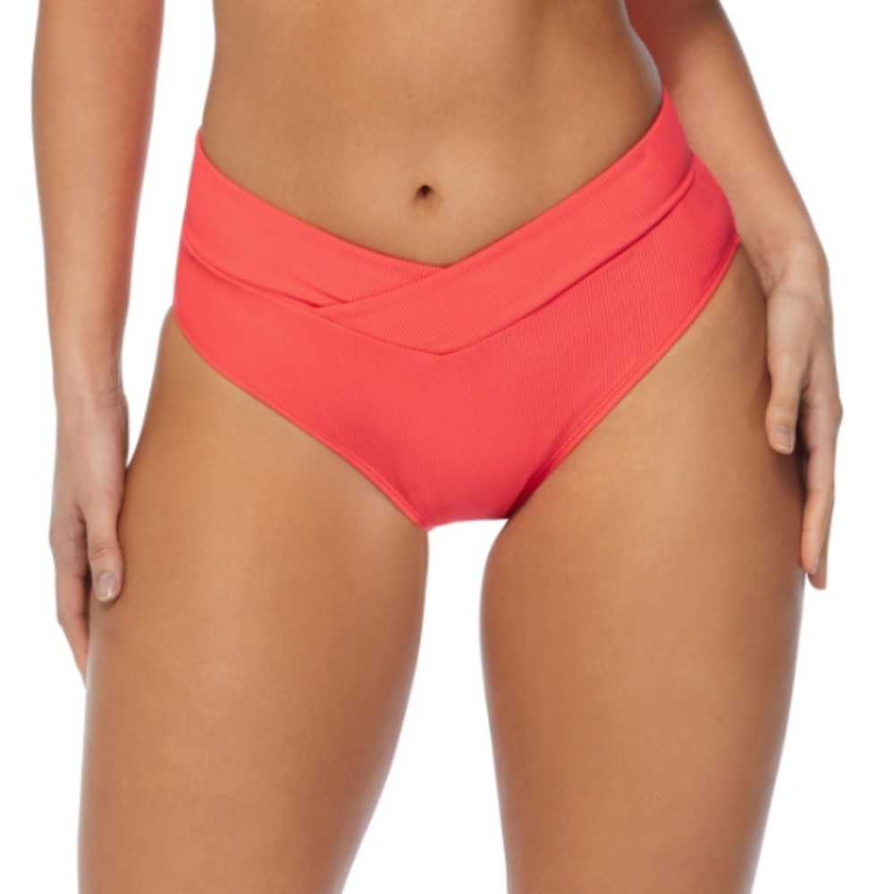 Reebok Womens Double Layer V Waist Bikini Bottoms